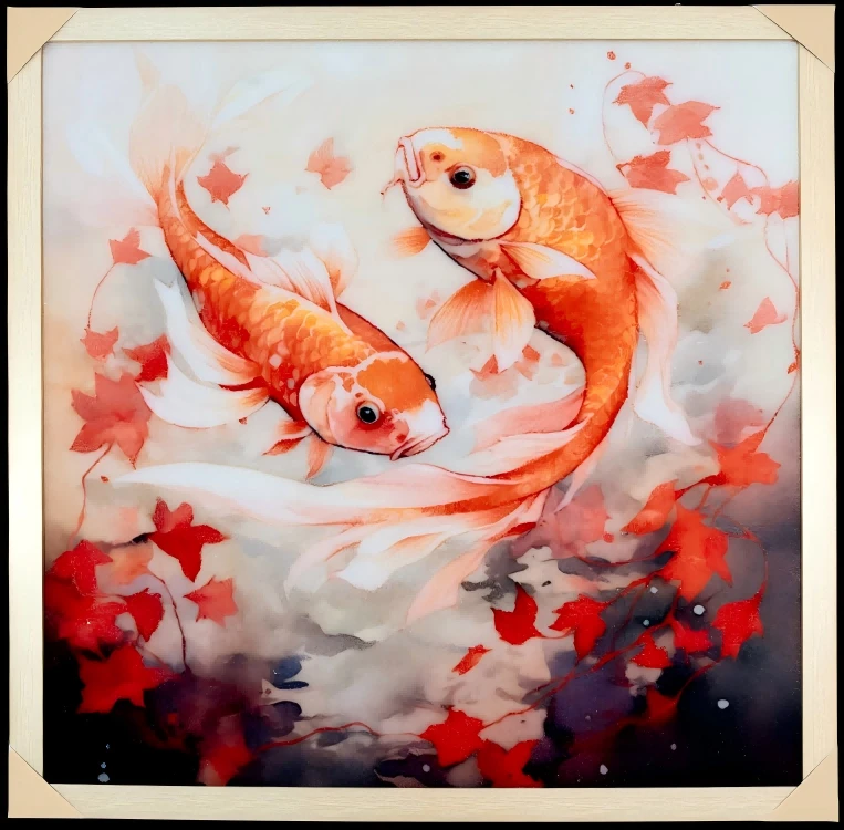 Koi Fish Decorative Tapestry