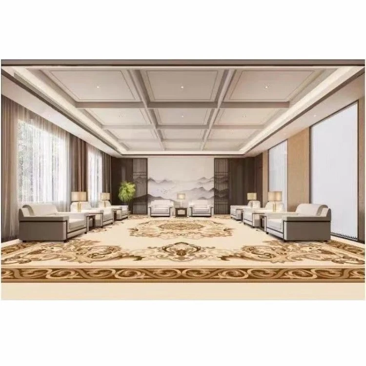 Mixed-color Wool Blended Carpet