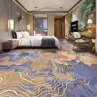 Cloud Pattern Geographic Printed Carpet