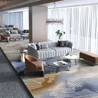 Colorful Striped Patterned Carpet