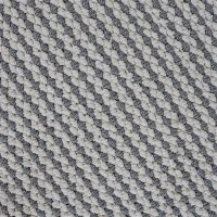 Grey and White Wool Rug
