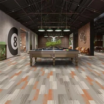 Light-colored Patterned Carpet