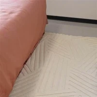 Long Plush Comforter for The Bedside