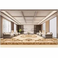 Mixed-color Wool Blended Carpet