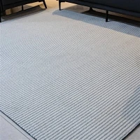 Striped Solid-colored Rug