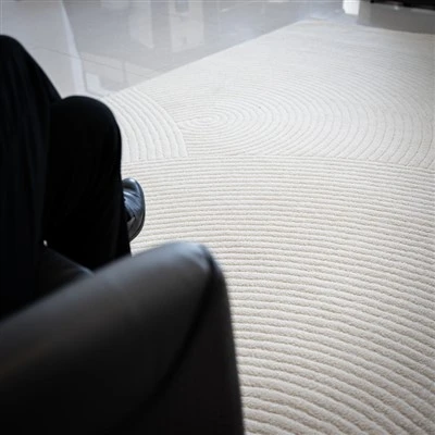 Wave Texture Solid Color Rug