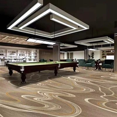 Yellow-brown Printed Carpet