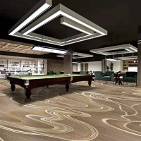 Yellow-brown Printed Carpet