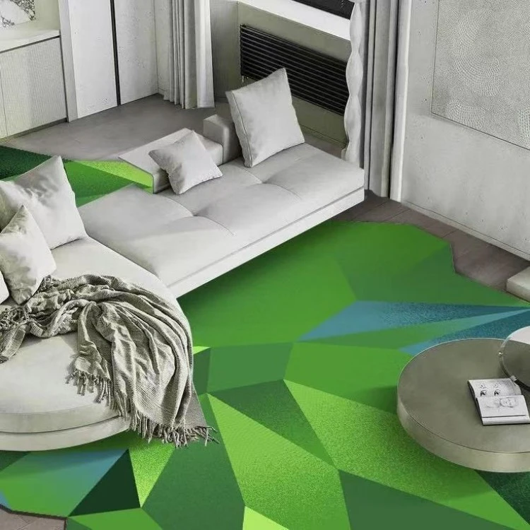 Warm Color-patterned Rug